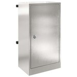 vidaXL boîte aux lettres Noir 30 x 23 x 55 cm Acier inoxydable