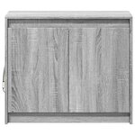 vidaXL Buffet avec LED sonoma gris 72x34x61 cm bois d'ingénierie