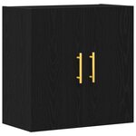 Cabinet mural vidaXL Chêne noir 60x31x70 cm Bois d'ingénierie