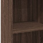 vidaXL Buffet haut chêne marron 45x41x124 cm bois d'ingénierie