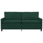 vidaXL Canapé Vert foncé 196 x 81 x 87 5 cm Velours
