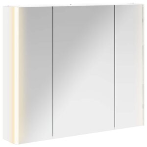 vidaXL Armoire Miroir de Salle de Bain Blanc 83 5 x 15 5 x 70 cm