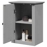 vidaXL Armoire murale de salle de bain BODO gris 44x30x60 cm