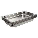 Bac gastro inox gn 1/1 - 65 mm - vogue -  - acier inoxydable9 530x65x325mm