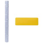 vidaXL Films pour fenêtre 2 Pièces dépoli motif de bambou PVC