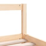 vidaXL Cadre de lit pour enfant 90x190 cm Bois de pin massif