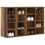vidaXL Cabinet à chaussures avec étagère Bois ancien 103 x 30 x 67 cm