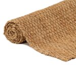 vidaXL Tapis rectangulaire Naturel 180x250 cm Jute