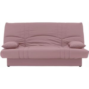 Banquette clic clac 3 places - Tissu rose - Style Contemporain - L 190 x P92 cm - DREAM