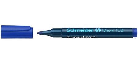 Marqueur permanent Maxx 130 Pte Ogive 1-3 mm Bleu SCHNEIDER