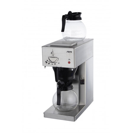 Machine à café electrique avec 2 verseuses - l2g -  - inox3.6 205x385x435mm