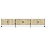 vidaXL Meuble TV chêne sonoma 210x35x41 cm bois d'ingénierie