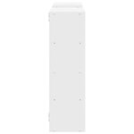 vidaXL Étagère murale blanc 96x18x60 cm bois d'ingénierie