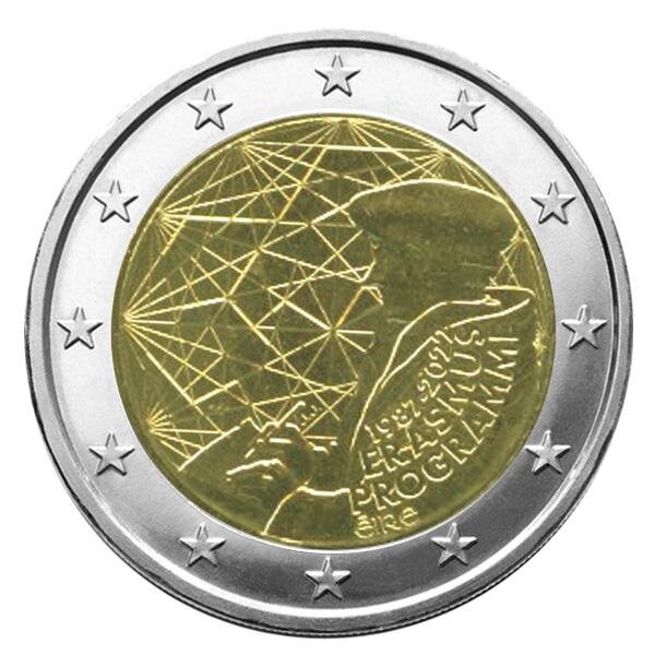 2 euro commemorative 2022 : irlande (35 ans du programme erasmus)