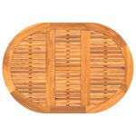 vidaXL Ensemble de jardin en bois d'acacia 5 pièces - Pliable