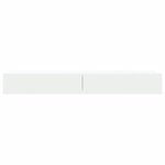 vidaXL Meubles TV avec éclairage LED 2 Pièces blanc 60x35x15 5 cm