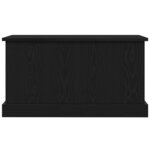 vidaXL Boîte de Rangement Chêne noir 70 x 40 x 28 cm Bois d'ingénierie