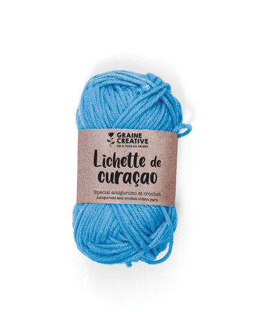 Fil de coton Amigurumi Turquoise Lichette de curacao