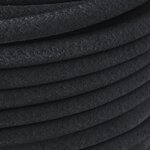 vidaXL Tuyau d'arrosage de jardin noir 0 6" 100 m caoutchouc