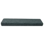 vidaXL Tapis d'escalier 15 Pièces Tissu aiguilleté 65x21x4 cm Marron