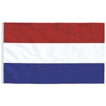 vidaXL Drapeau des Pays-Bas et mât 5 55 m Aluminium