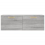 vidaXL Armoire murale sonoma gris 100x36 5x35 cm bois d'ingénierie