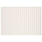 vidaXL Couverture lestée Crème clair 135x200 cm 10 kg Tissu