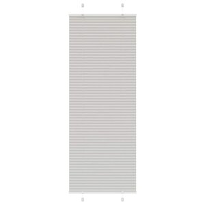 vidaXL Store plissé gris clair 70x200 cm largeur du tissu 69 4 cm