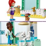 Lego 41695 friends la clinique vétérinaire  jouet pour enfants +4 ans avec mini-poupée mia  figurines animaux  idée cadeau