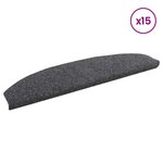 vidaXL Tapis d'escalier auto-adhésifs 15 pièces 80 x 24 5 x 3 5 cm