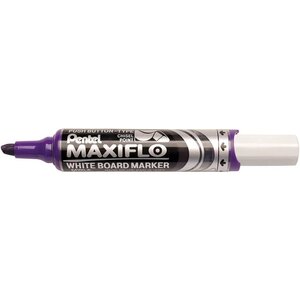 Marqueur pour tableau blanc maxiflo mwl6  violet x 12 pentel