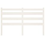 vidaXL Tête de lit Blanc 126x4x100 cm Bois massif de pin