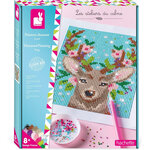 Jeu créatif - Diamond painting - Cerf - Enfant - Dès 8 ans - Janod
