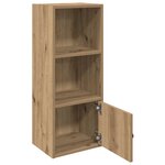 vidaXL Bibliothèque chêne artisanal 31x24x77 cm bois d'ingénierie