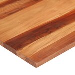 vidaXL Dessus de table bois massif d'acacia 25-27 mm 60x80 cm