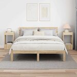 vidaXL Table d'appoint 2 Pièces Chêne Sonoma 30 x 30 x 56 cm