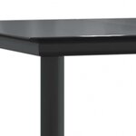 vidaXL Ensemble à manger jardin coussins 5 Pièces gris poly rotin verre