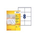 Boîte de 800 étiquettes copieur 105x70 blanc dp080-100 avery zweckform