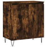 vidaXL Buffet Chêne fumé 60x35x70 cm Bois d'ingénierie