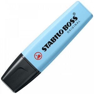 STABILO Surligneur BOSS ORIGINAL Pastel  fraicheur de bleu