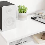 vidaXL Meuble TV Blanc 60 x 35 x 40 cm Bois d'ingénierie