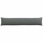 vidaXL Coussins de canapé 2 Pièces Gris foncé 200 x 40 cm tissu