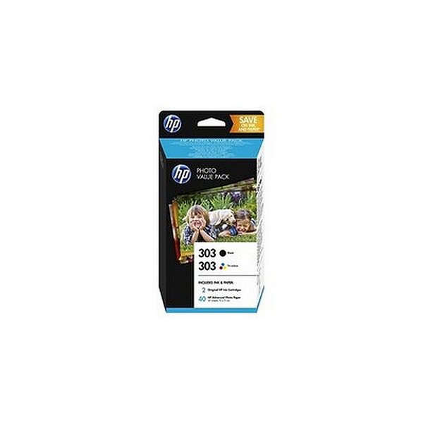 Hp 303 pack 2 cartouches noir et couleurs z4b62ee
