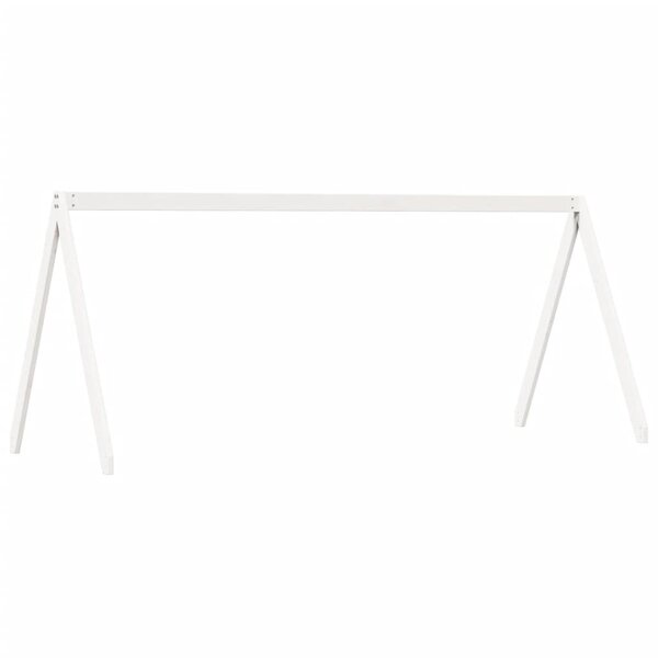 vidaXL Toit de lit pour enfants blanc 199x80 5x88cm bois de pin massif
