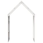 vidaXL Toit de lit pour enfants blanc 60x99x139 5cm bois de pin massif