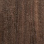 vidaXL Buffet Chêne marron 120x30 5x70 cm Bois d'ingénierie