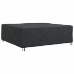 vidaXL Housse pour mobilier d'extérieur Noir 220 x 220 x 70 cm 210D
