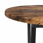 vidaXL Table Basse Chêne fumé 80 x 40 x 40.5 cm