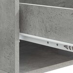 vidaXL Table basse Gris béton 49 x 50 x 40 cm Bois d'ingénierie