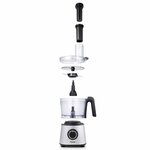 Tristar robot culinaire 600 w 1 5 l argenté